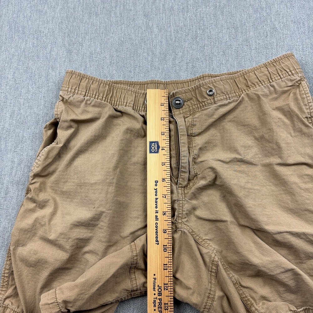 Vuori Shorts Mens 32 Brown Elastic Waist Utility Outdoor Hiking Trail Running - Picture 7 of 13